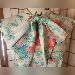 True Vintage Pleated Floral Dress